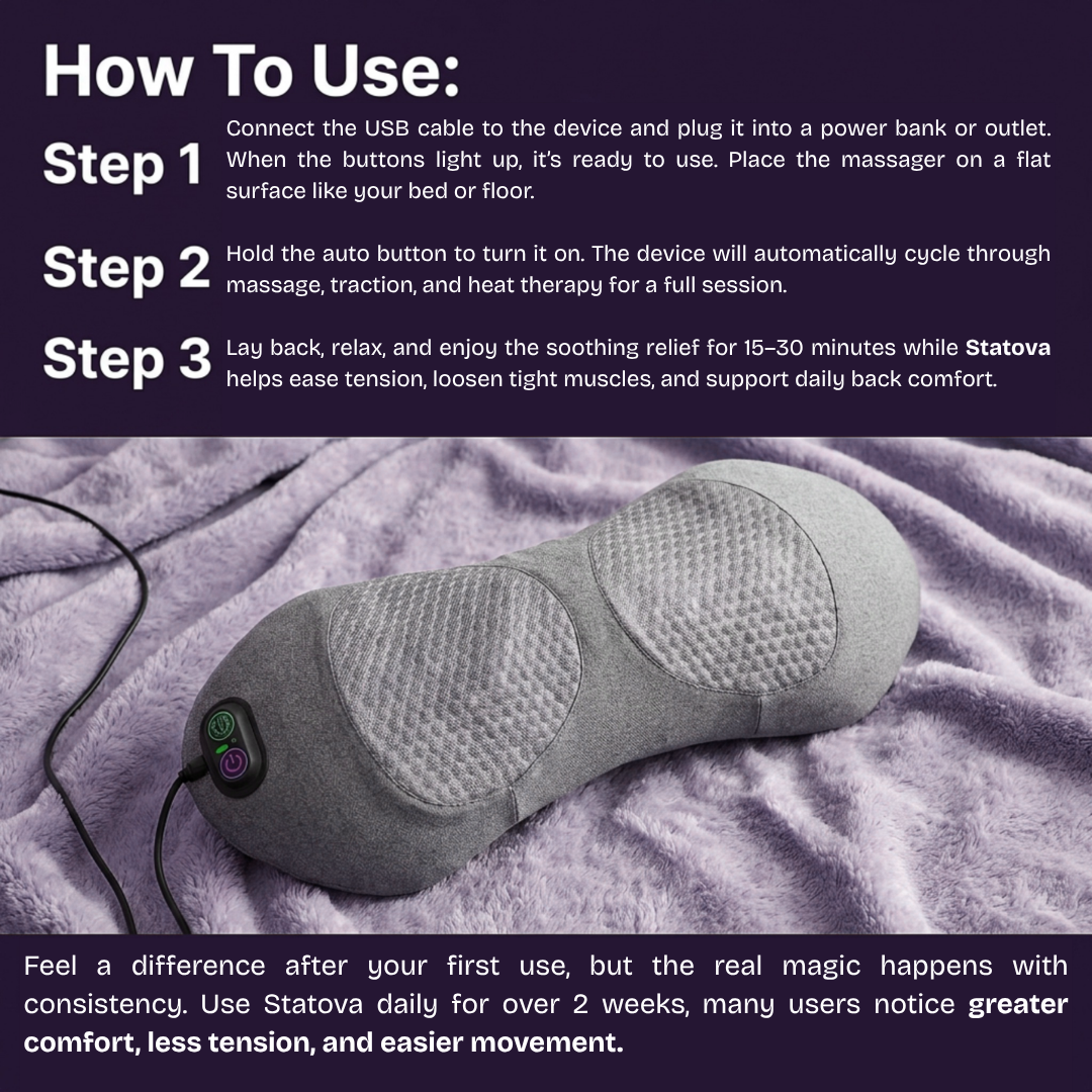 STATOVA™ - TriRelief Deep Tissue Massager
